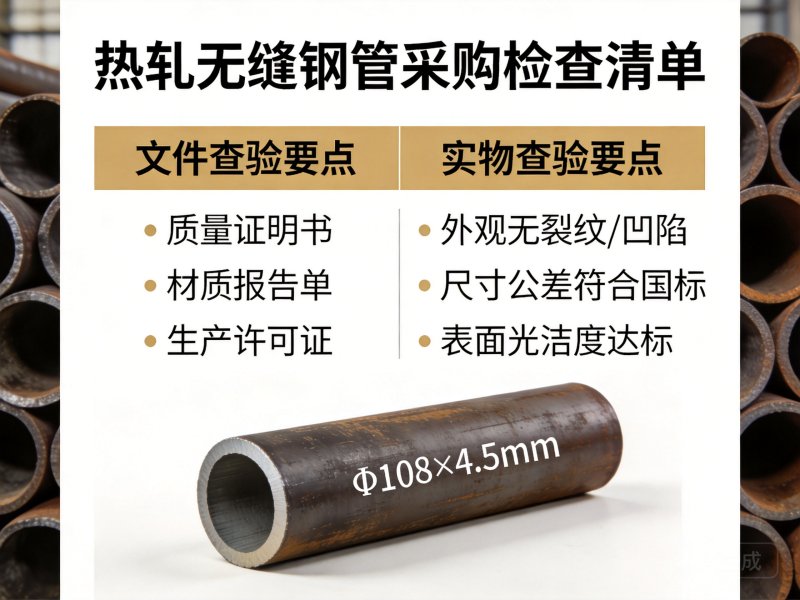 清河地区热轧无缝钢管采购指南：如何识别厂家资质与检验报告